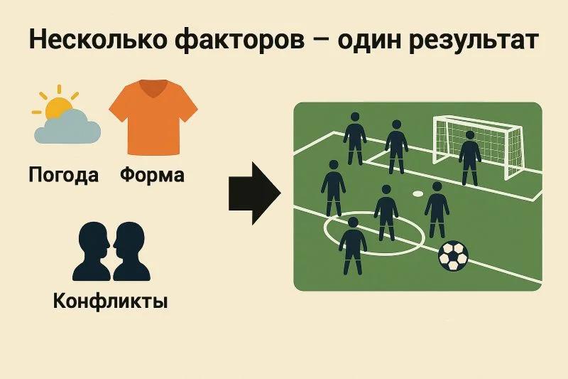 Факторы, влияющие на результат матча: погода, форма, конфликты в команде
