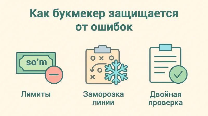 Что помогает букмекеру избегать просчётов и потерь