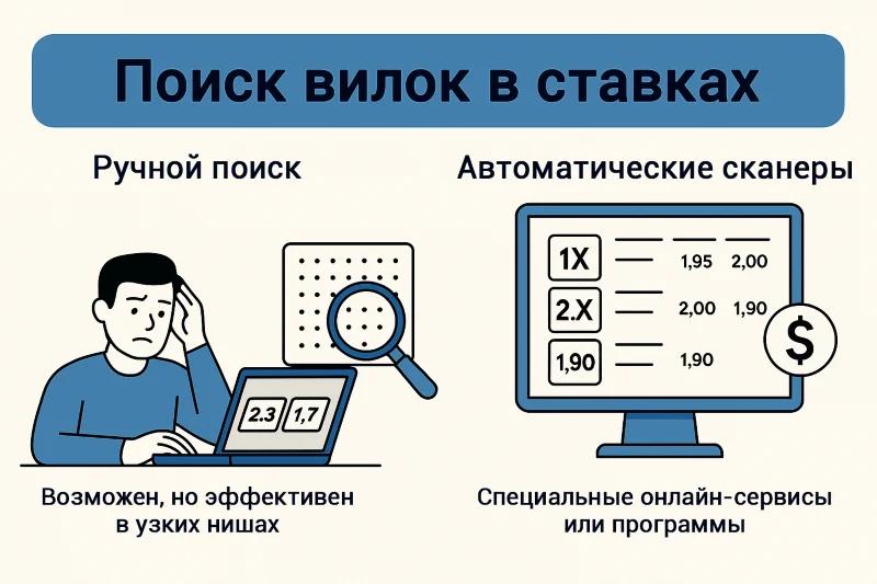 Как искать вилки: вручную или с помощью сканеров