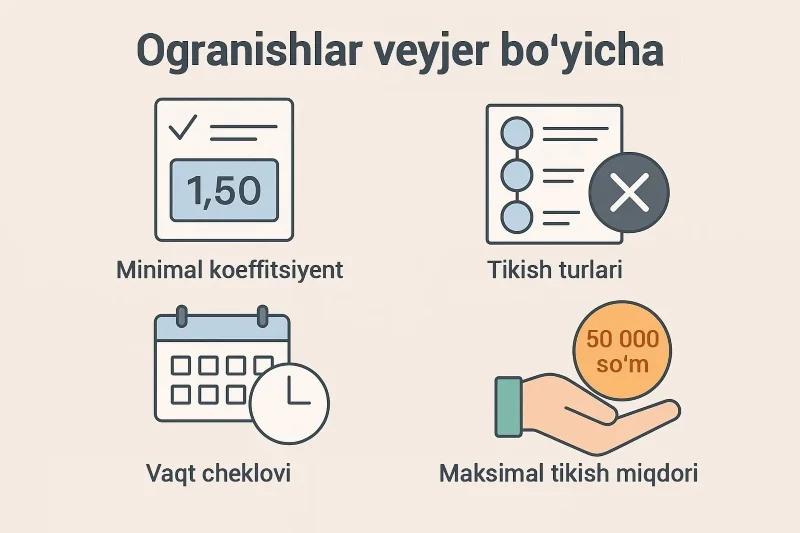 Veyjer cheklovlari: koeffitsient, tikish turlari, cheklovlar